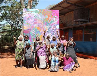 ‘Our Art Center Is at the Heart of Our Community:’ Tjala Women’s Collaborative Presents Nganampa Ngura