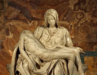 From Gory to Godly, is the Pietà Michelangelo's Most Important Motif?